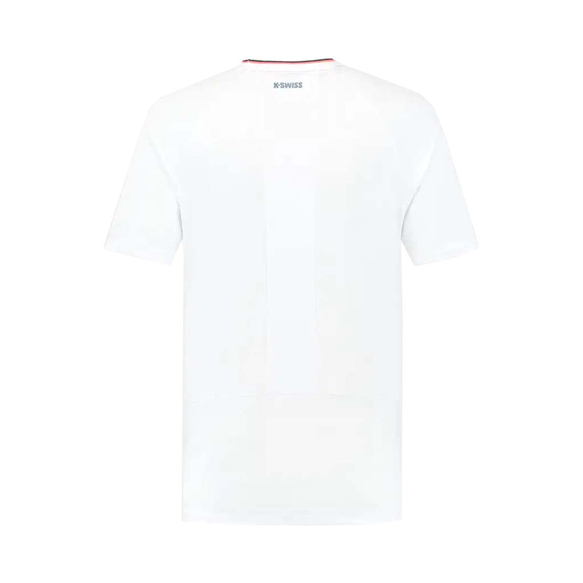 K-Swiss Hypercourt Mesh Crew T-shirt Petrolblauw