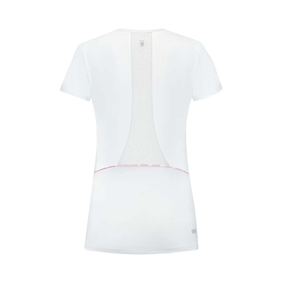 K-Swiss Hypercourt Round Neck Top 2 Wit T-Shirt