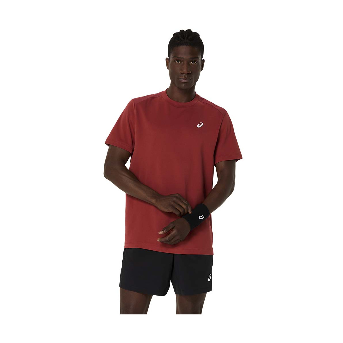 Asics Court SS T-Shirt Marineblauw