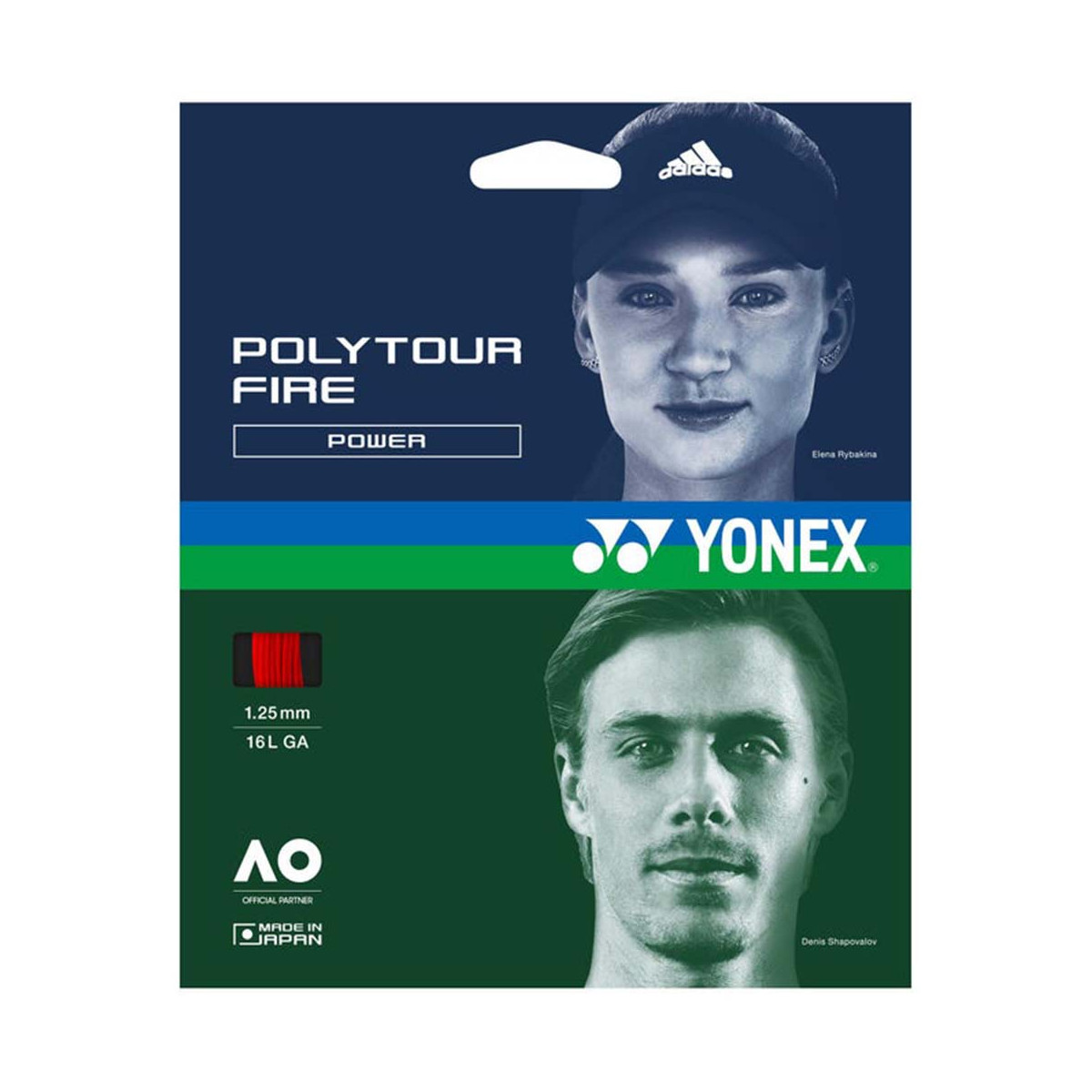 Yonex Poly Tour Fire 12m Snaar