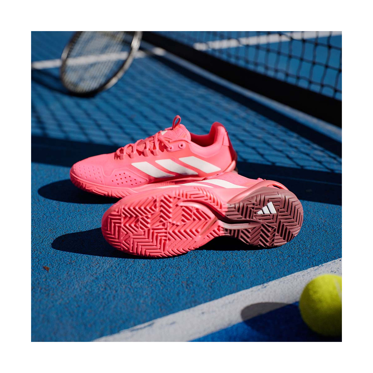 Adidas Adizero Cybersonic Clay Schoenen Zwart/Oranje