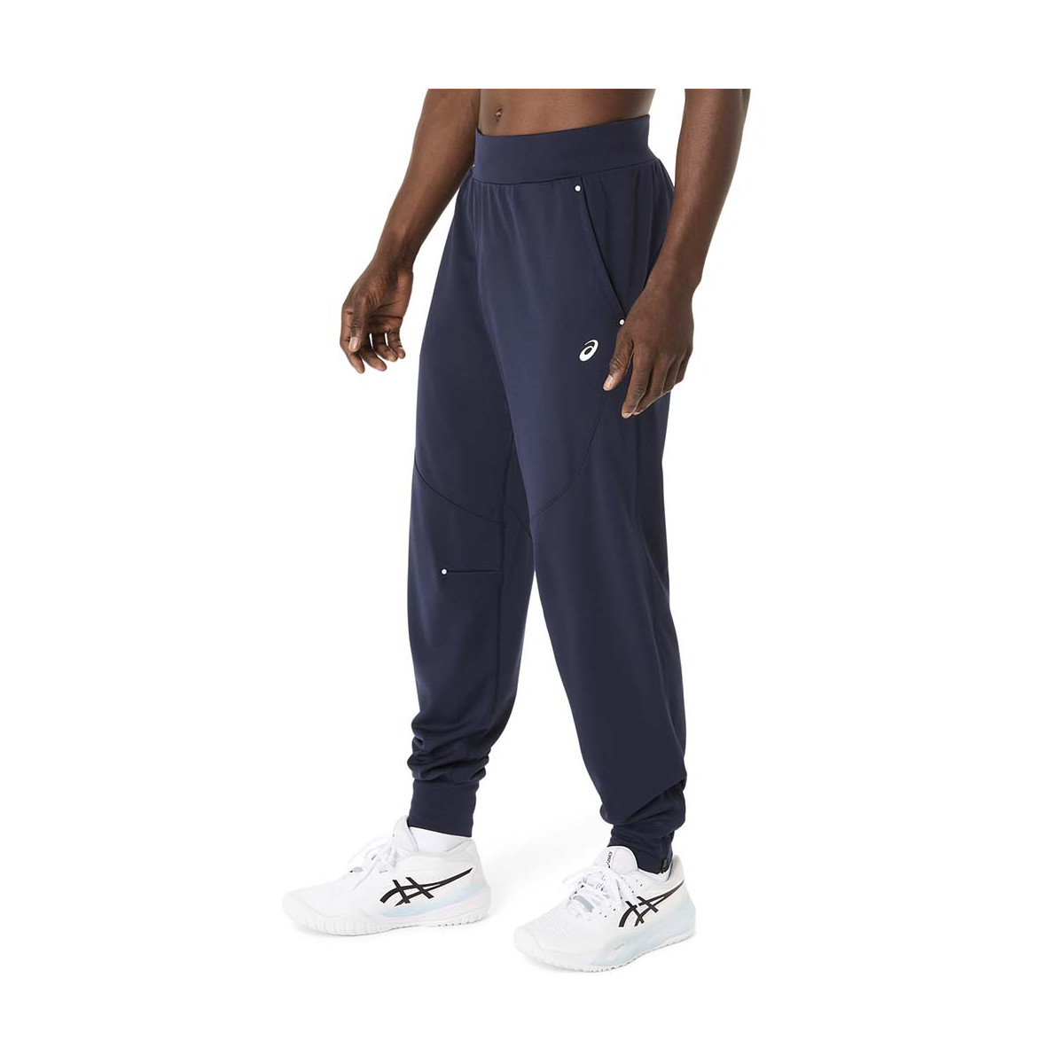 Asics Logo Broek Marineblauw