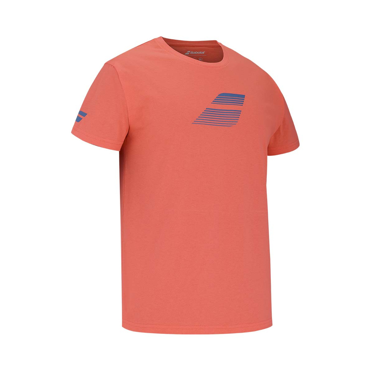 Babolat Exercise Big Flag Blauw/oranje Tee