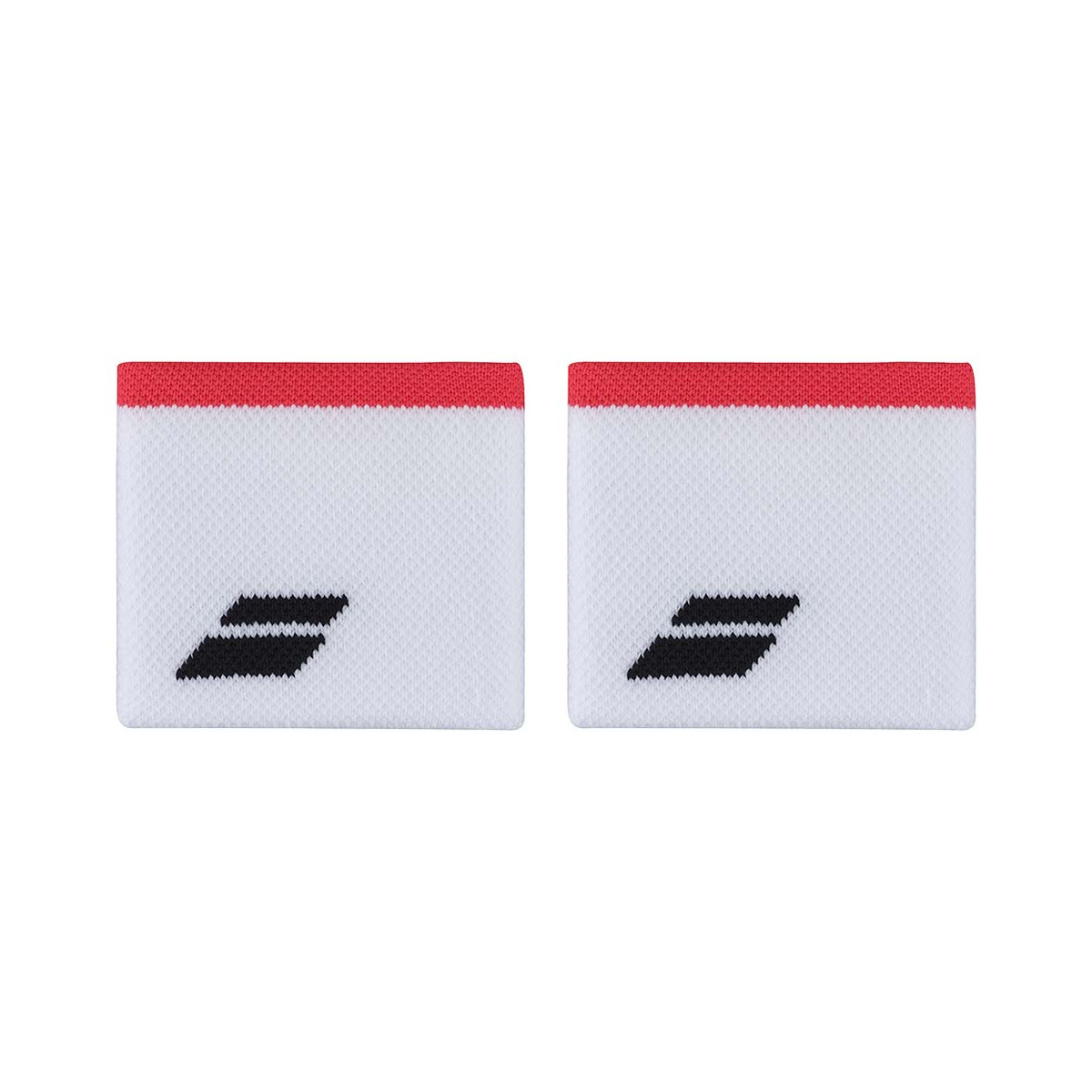 Babolat Logo Zwart / Wit polsbandjes x 2