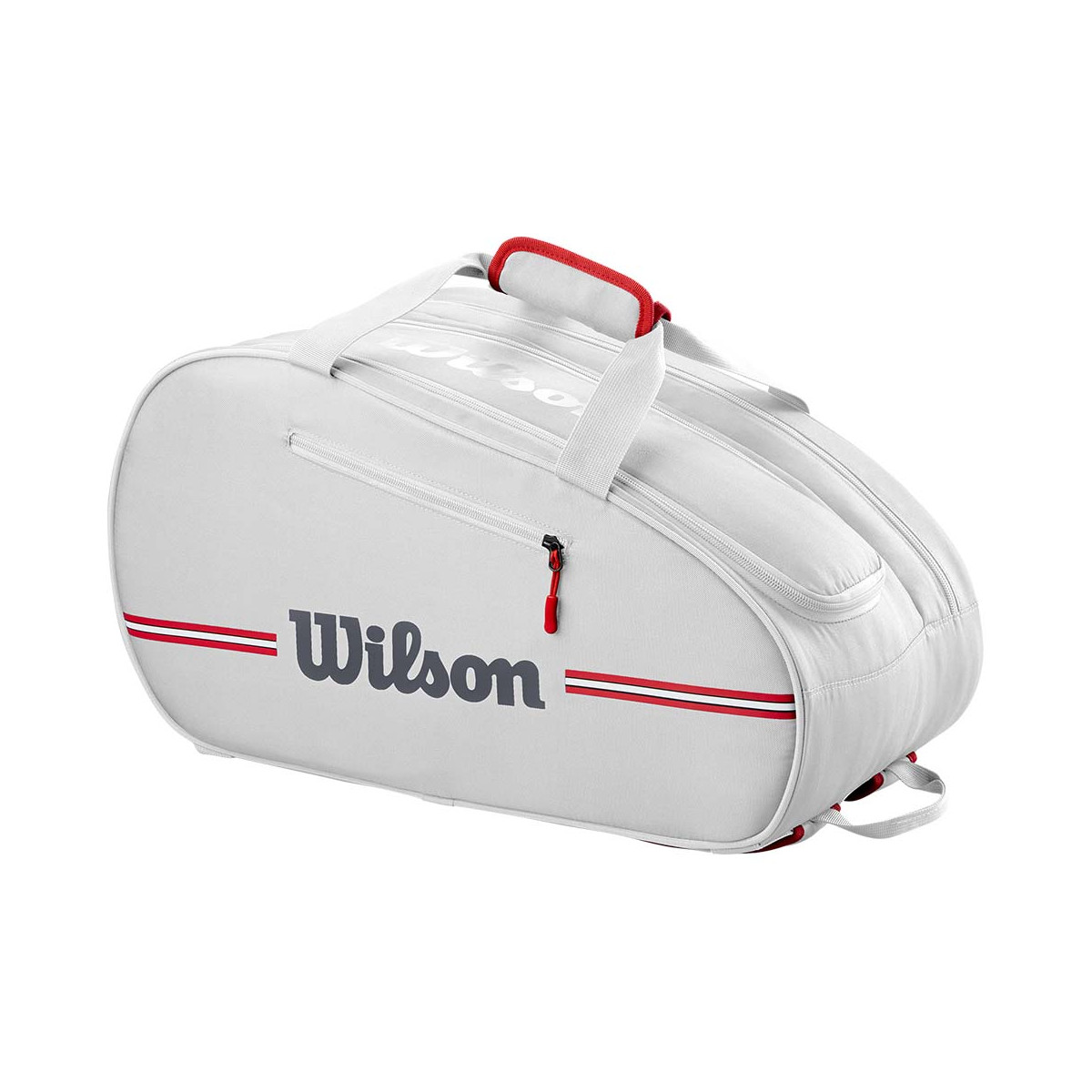 Wilson Team Padel Heather Grijs / Rood tas