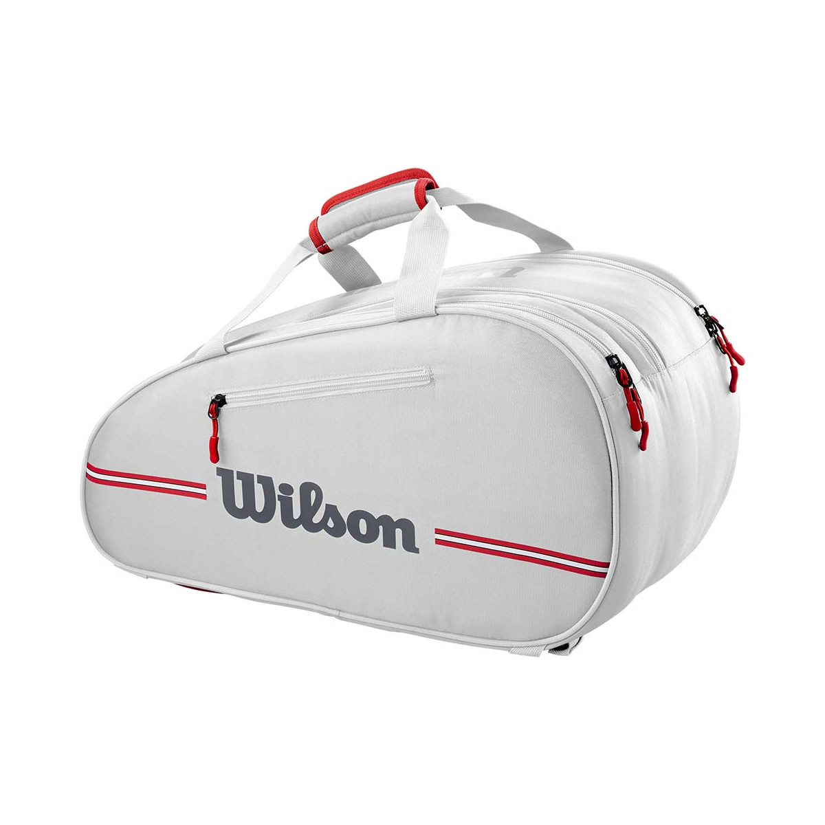 Wilson Team Padel Heather Grijs / Rood tas