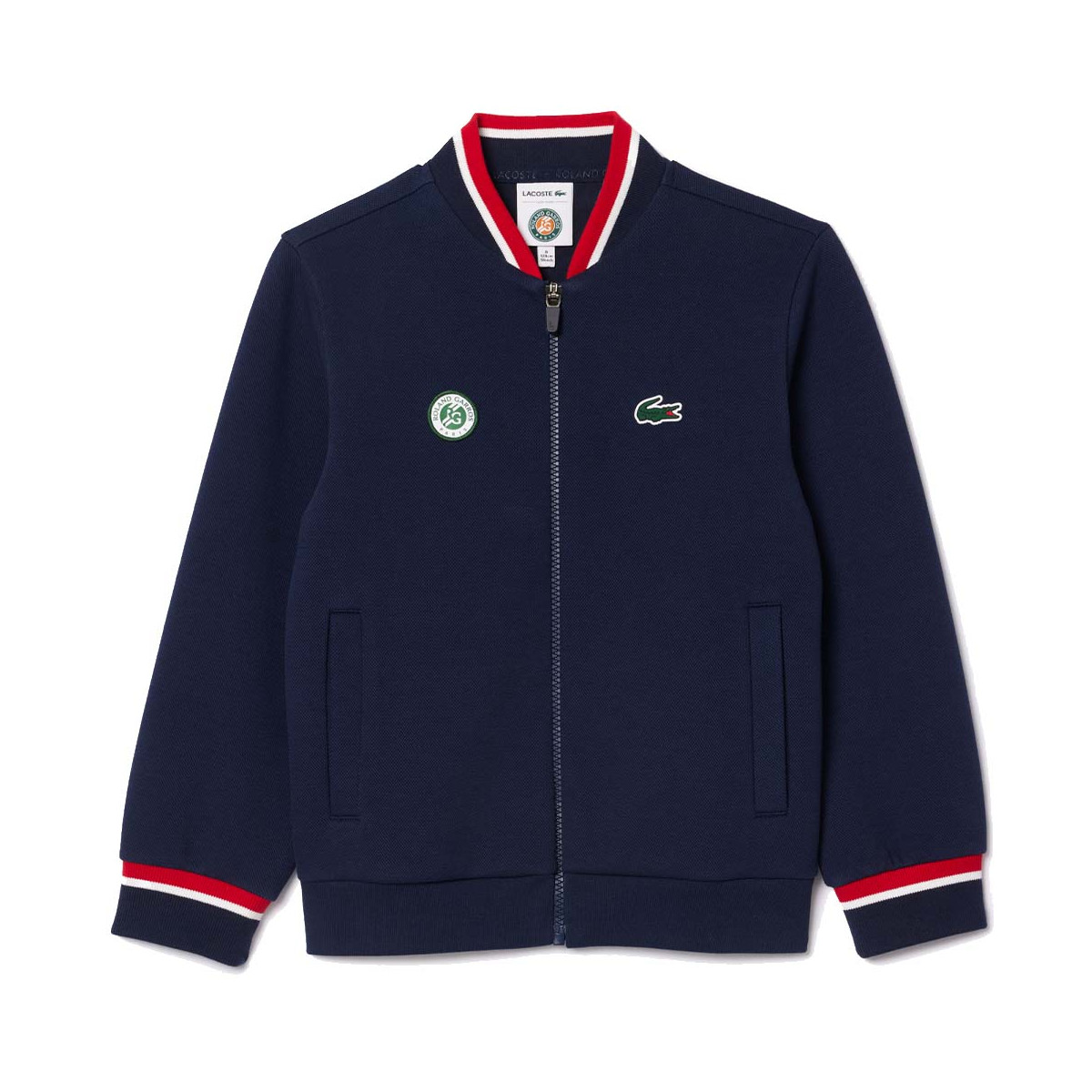 Lacoste Roland Garros jack met rits Marineblauw