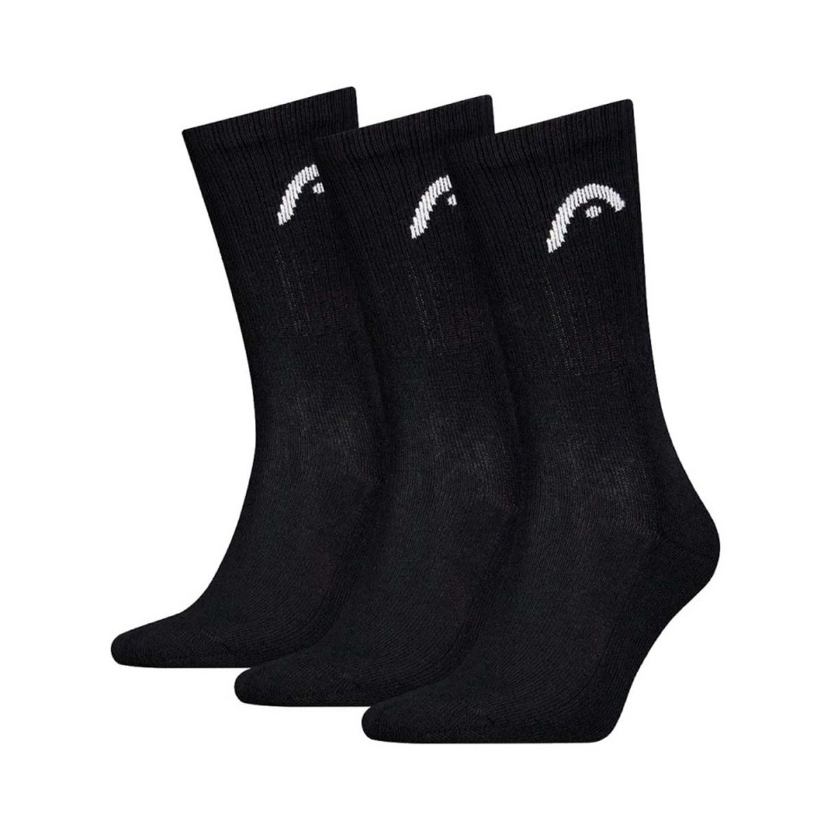 Socks Head Training x 3 Zwart