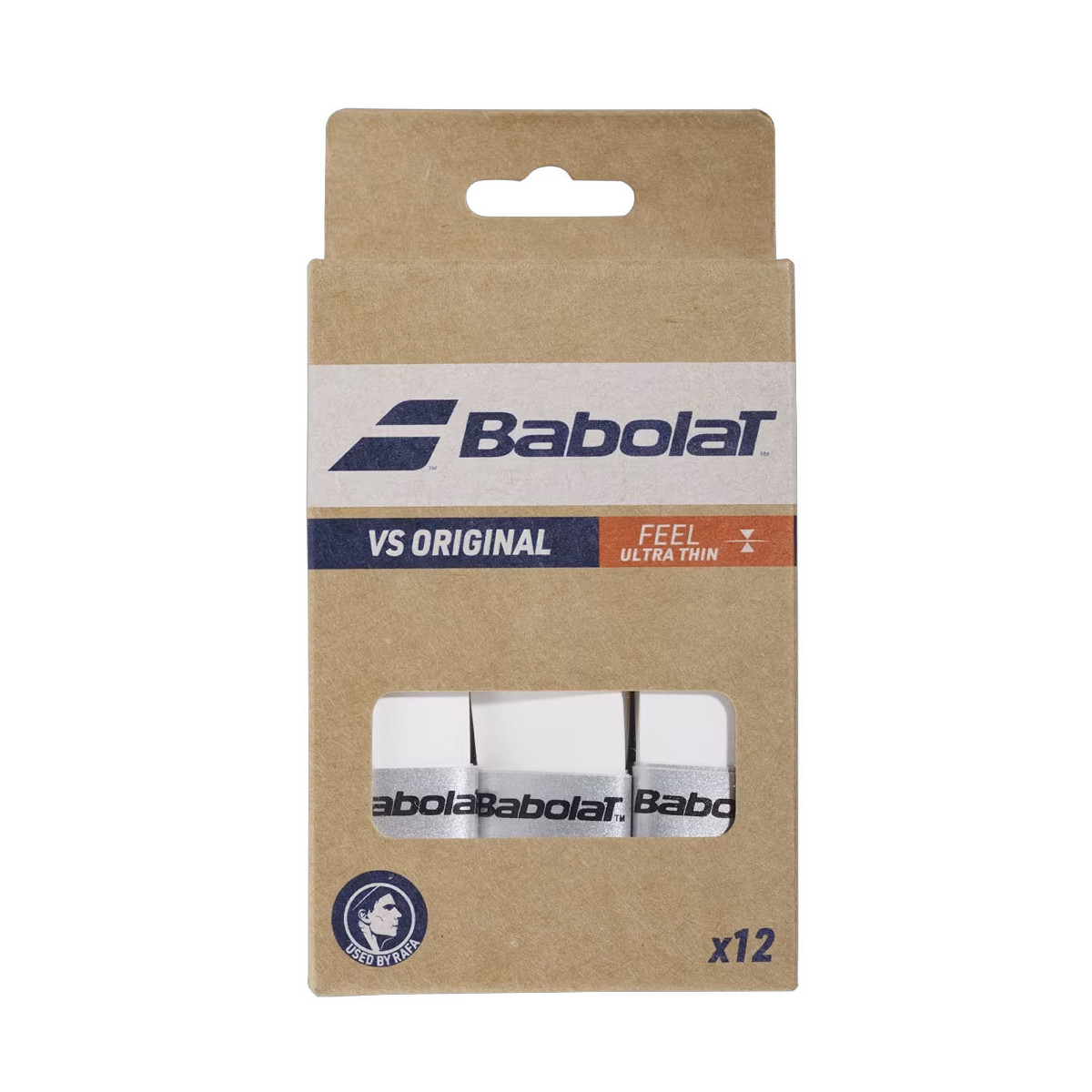 Babolat VS Grip Original Wit x 12 overgrips