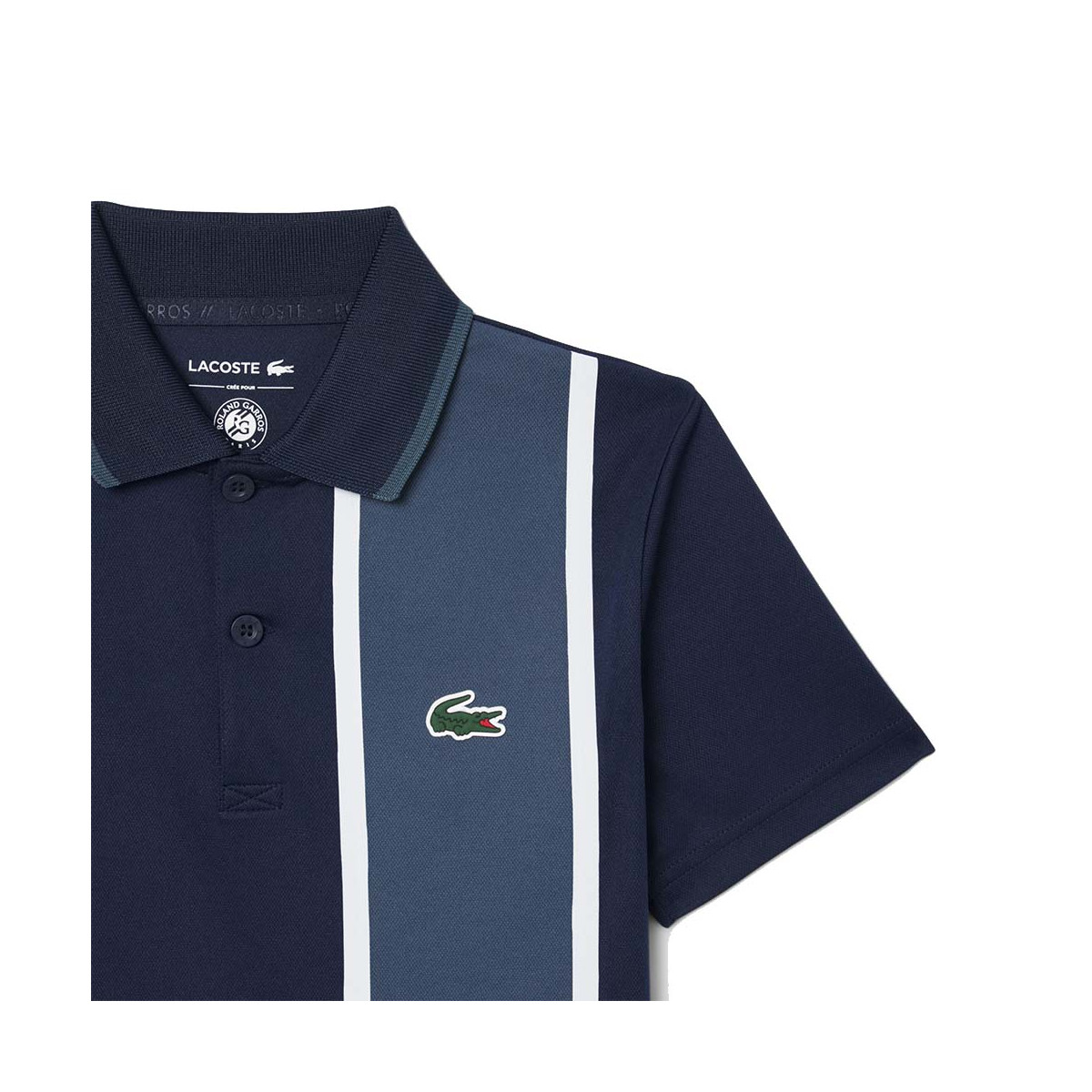 Lacoste Sport Roland Garros Junior Marineblauw polo