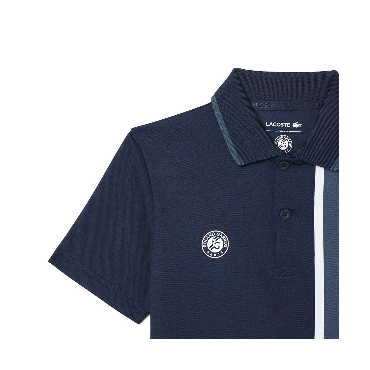 Lacoste Sport Roland Garros Junior Marineblauw polo
