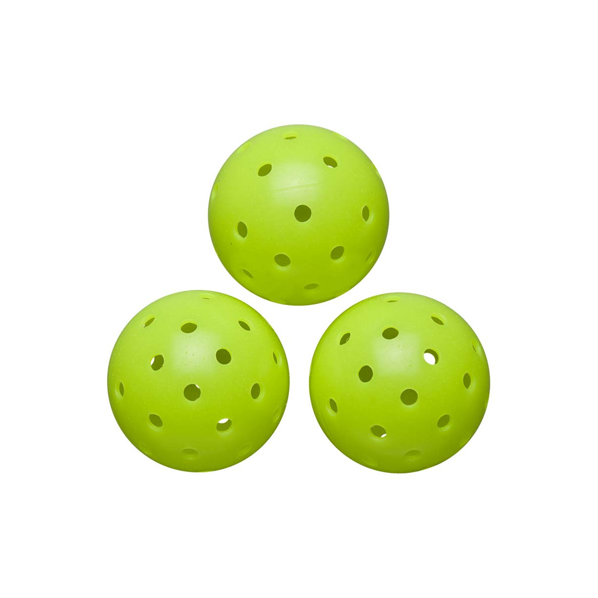 Wilson TRU 32 Indoor Pickleball Ballen x3