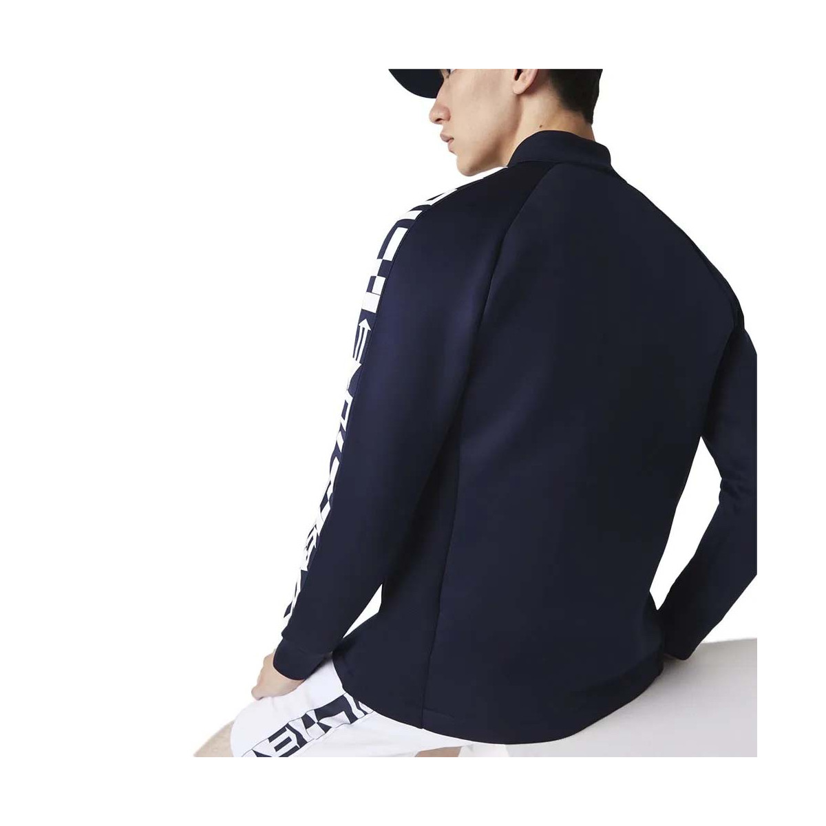 Lacoste Tennis Sportsuit jack met rits Marineblauw