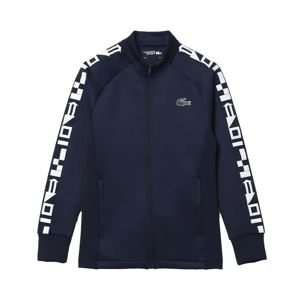 Lacoste Tennis Sportsuit jack met rits Marineblauw