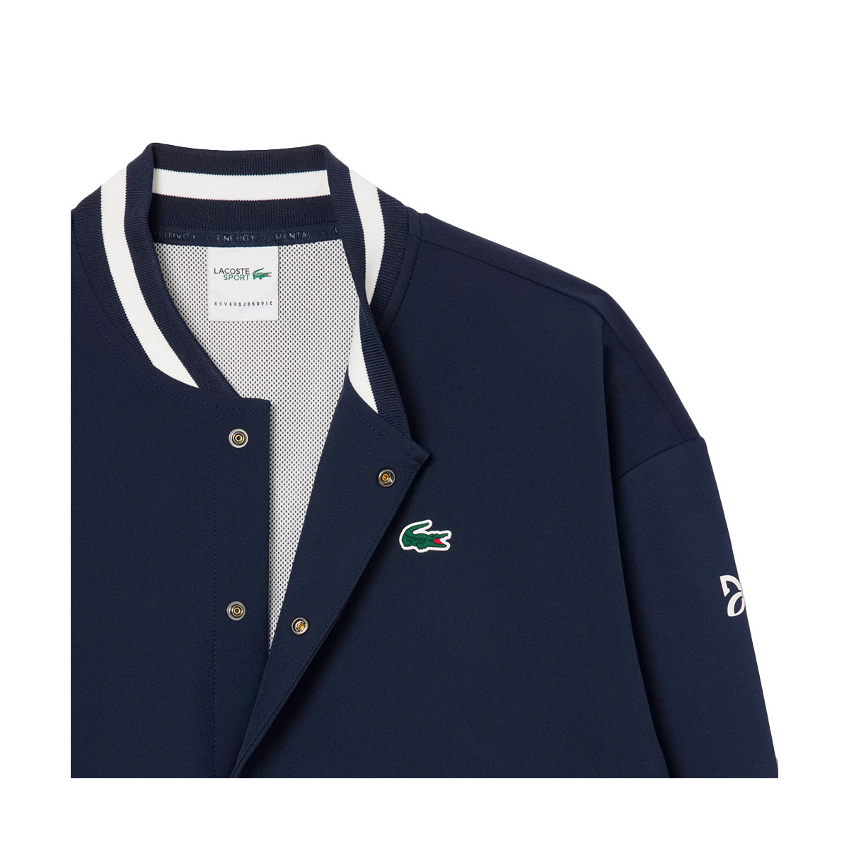 Lacoste Roland Garros jack met rits Marineblauw