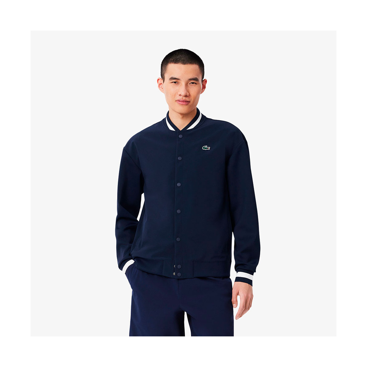 Lacoste Roland Garros jack met rits Marineblauw