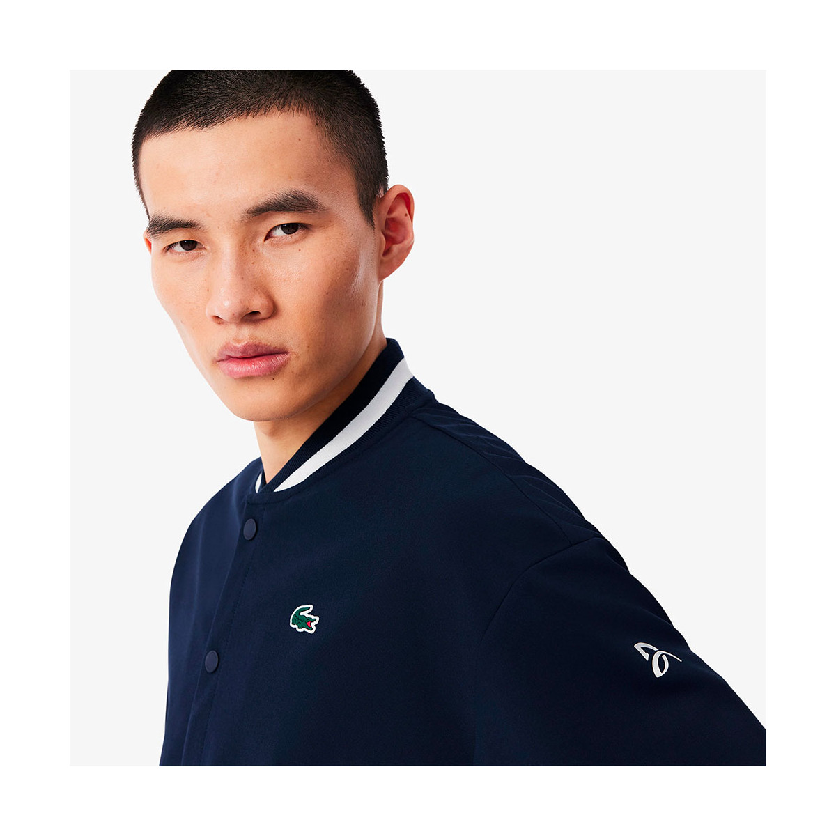 Lacoste Roland Garros jack met rits Marineblauw
