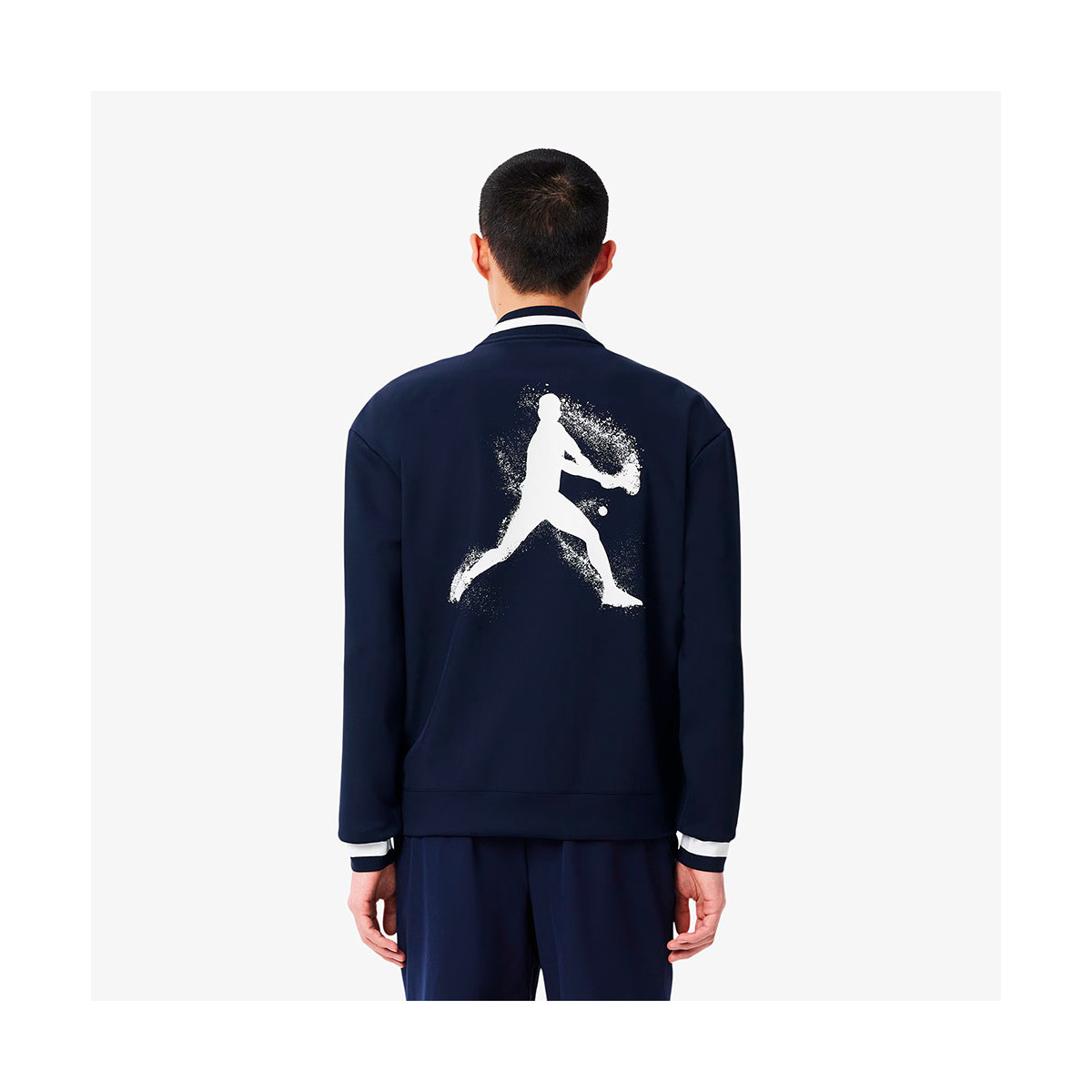 Lacoste Roland Garros jack met rits Marineblauw