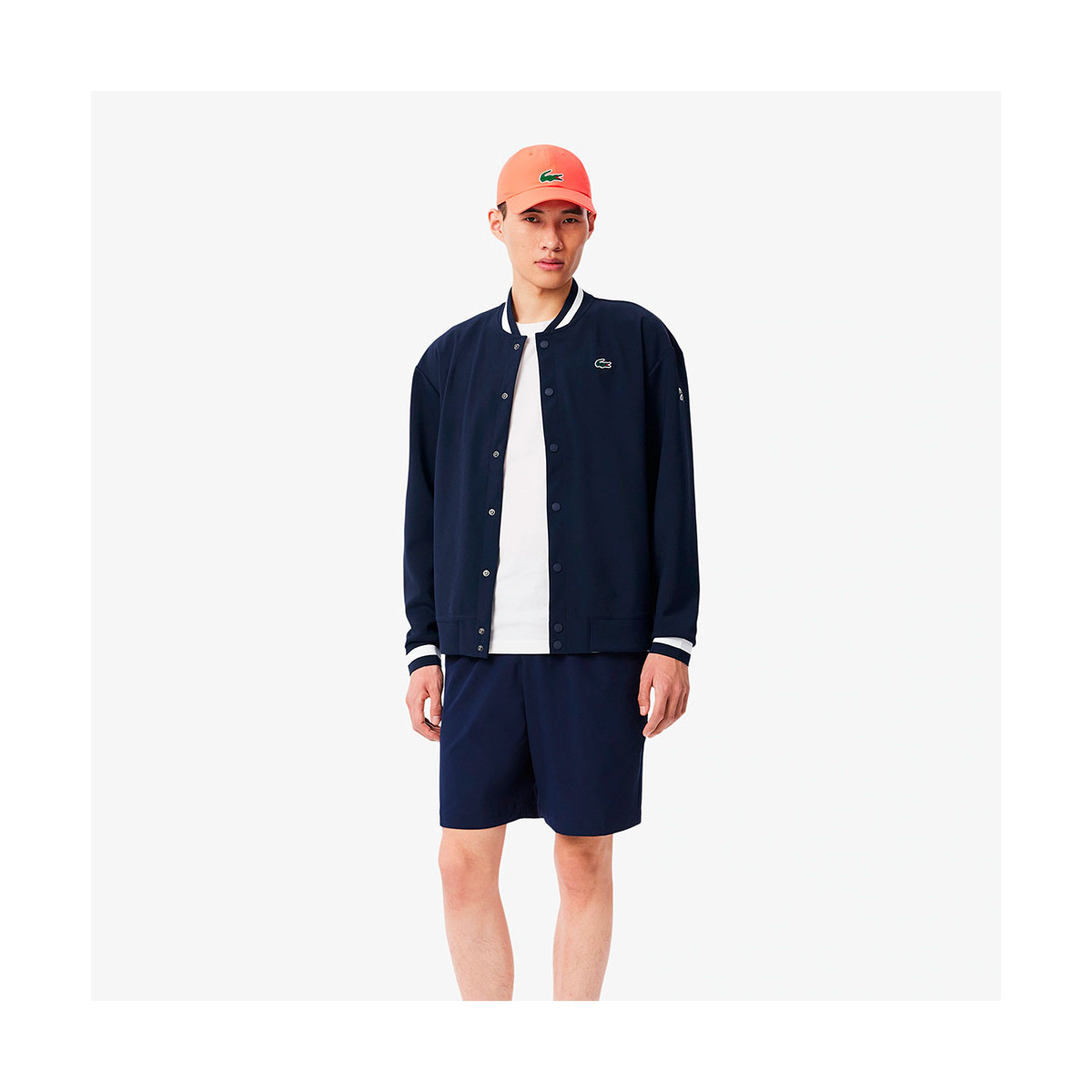 Lacoste Roland Garros jack met rits Marineblauw