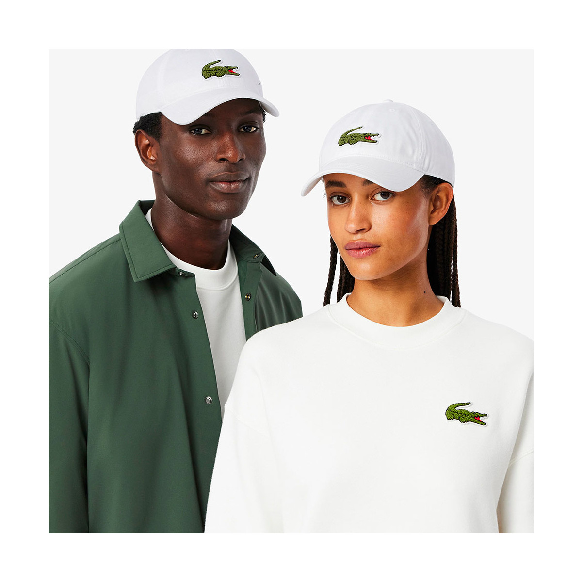Lacoste Katoenen Twill Zwarte Pet