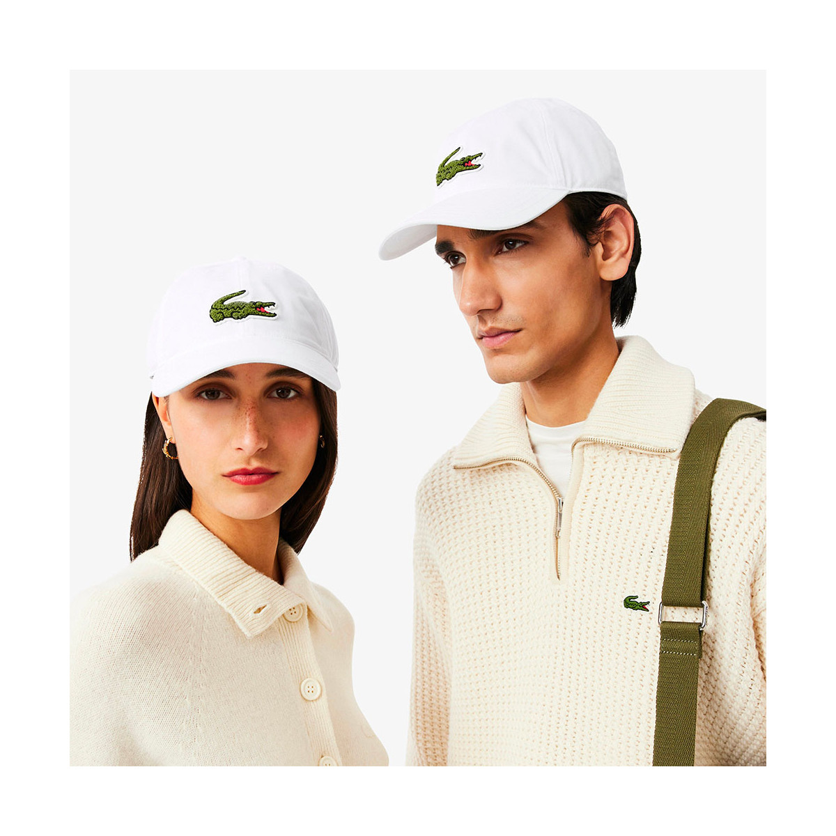 Lacoste Katoenen Twill Zwarte Pet