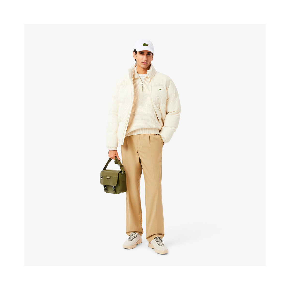 Lacoste Katoenen Twill Zwarte Pet