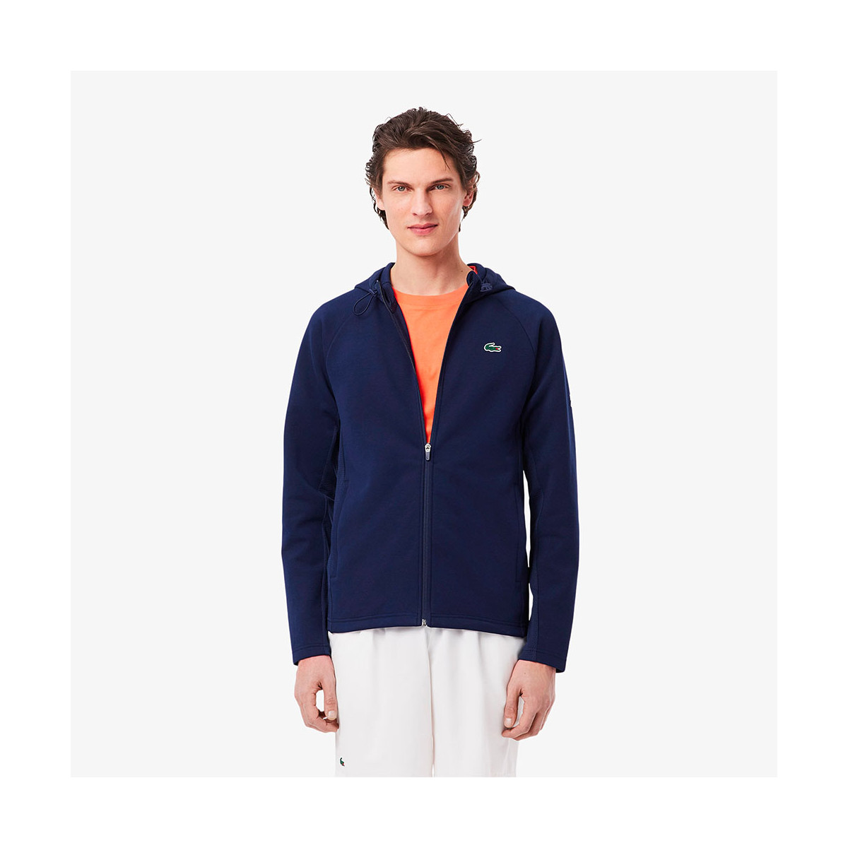 Lacoste Roland Garros jack met rits Marineblauw