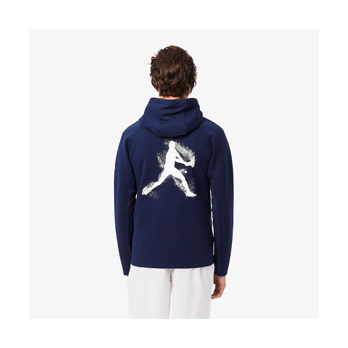 Lacoste Roland Garros jack met rits Marineblauw