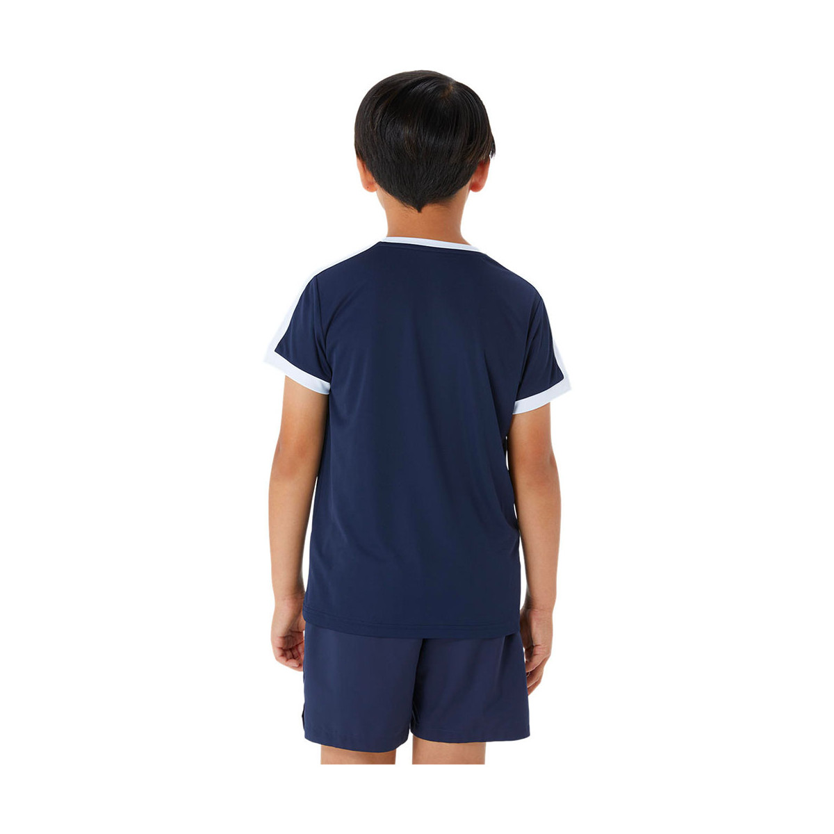 T-Shirt Asics Jongens Marineblauw