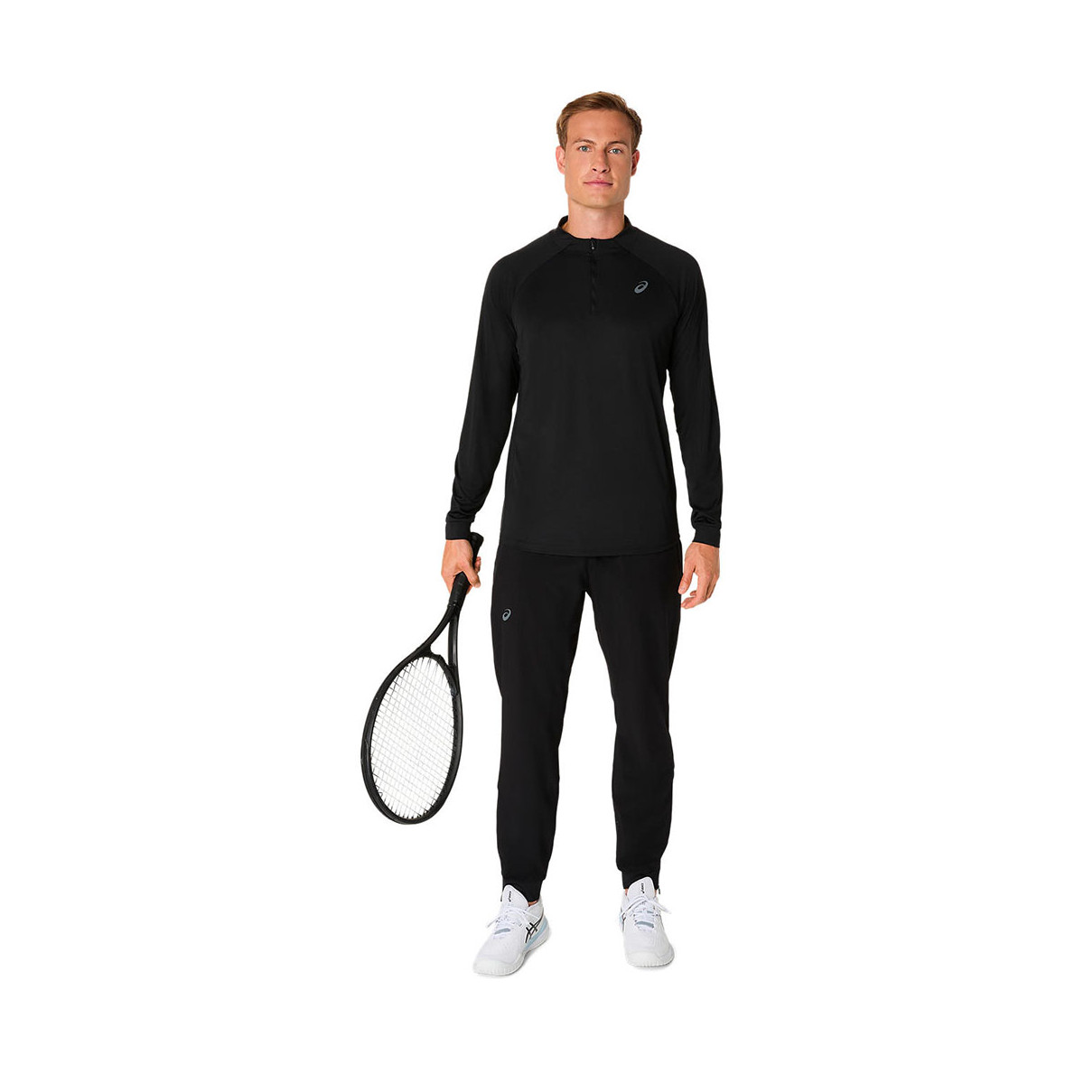 Asics Match Zwarte Broek