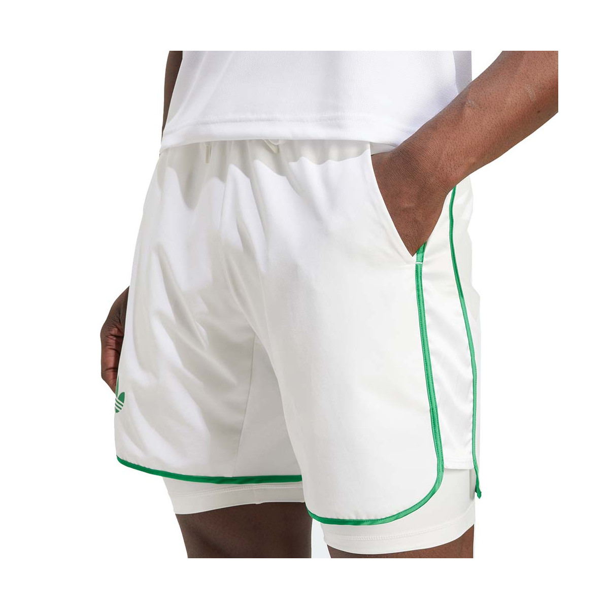 Adidas Pro 2N1 Wit Short