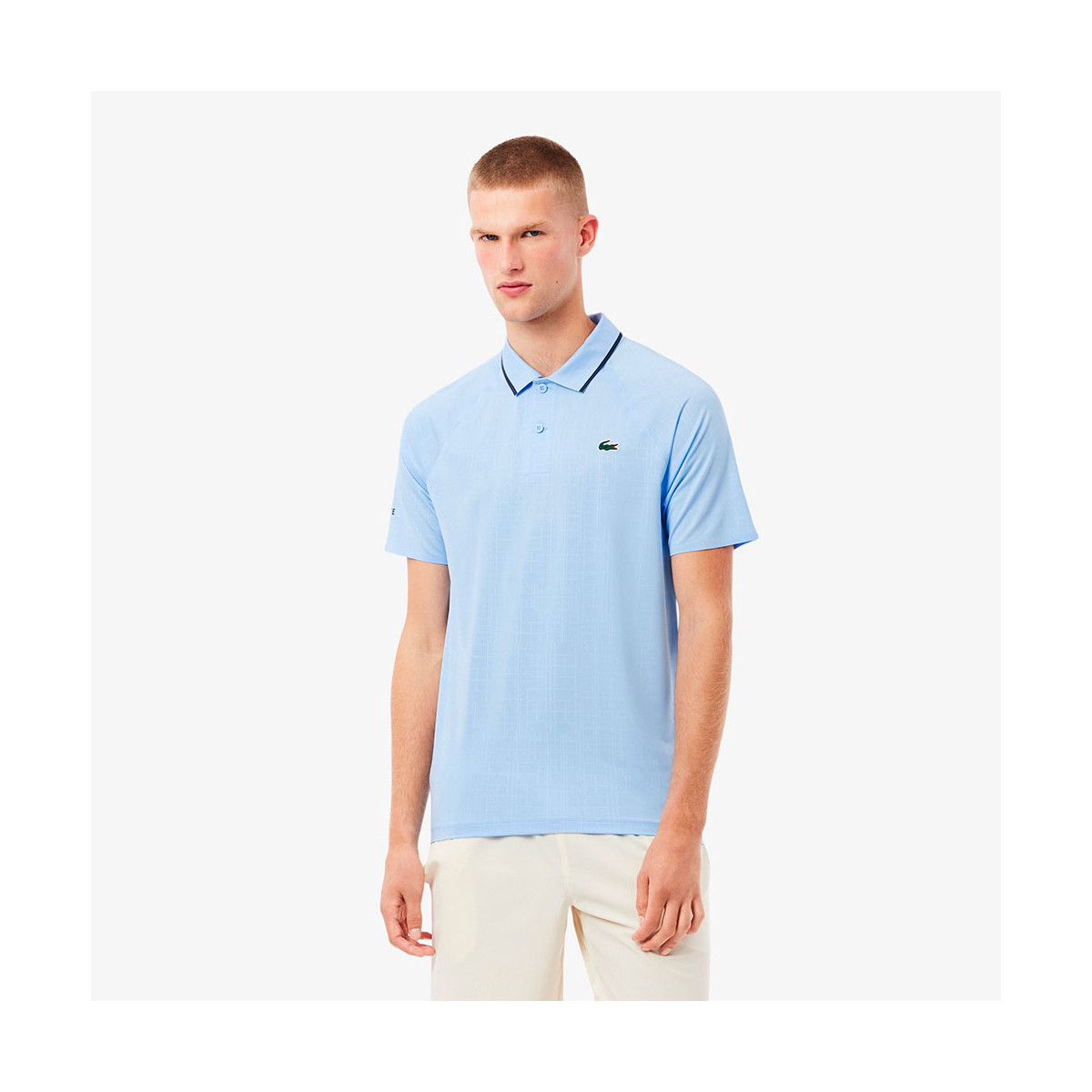 Polo Lacoste Tennis Novak Djokovic Zwart