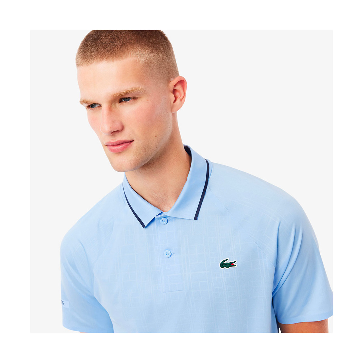 Polo Lacoste Tennis Novak Djokovic Zwart