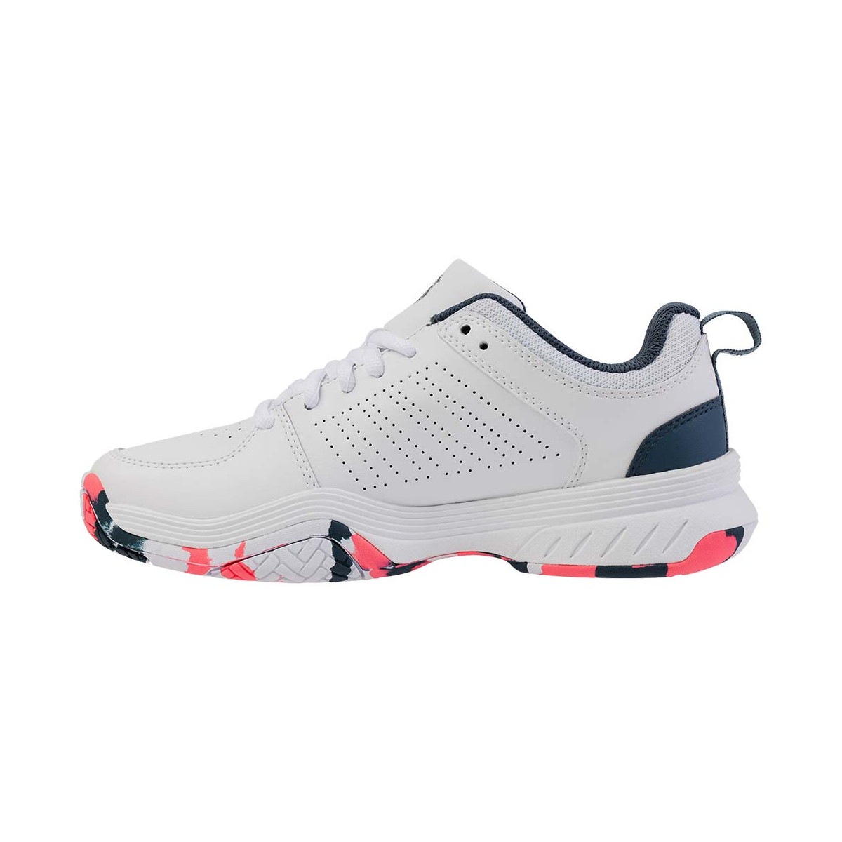 K-Swiss Hypercourt Express 2 Junior Schoenen Wit/Marineblauw