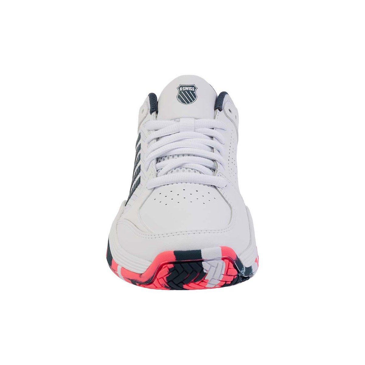K-Swiss Hypercourt Express 2 Junior Schoenen Wit/Marineblauw
