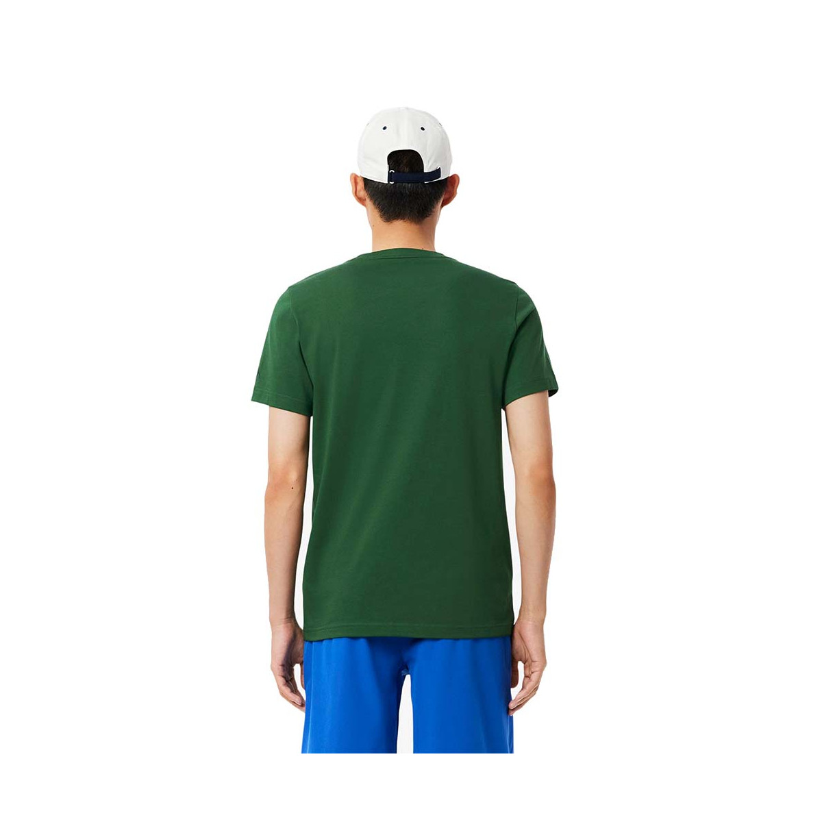 Pak T-Shirt + Lacoste Tennis Pet x Novak Djokovic Grijs Gem&ecirc;leerd / Wit