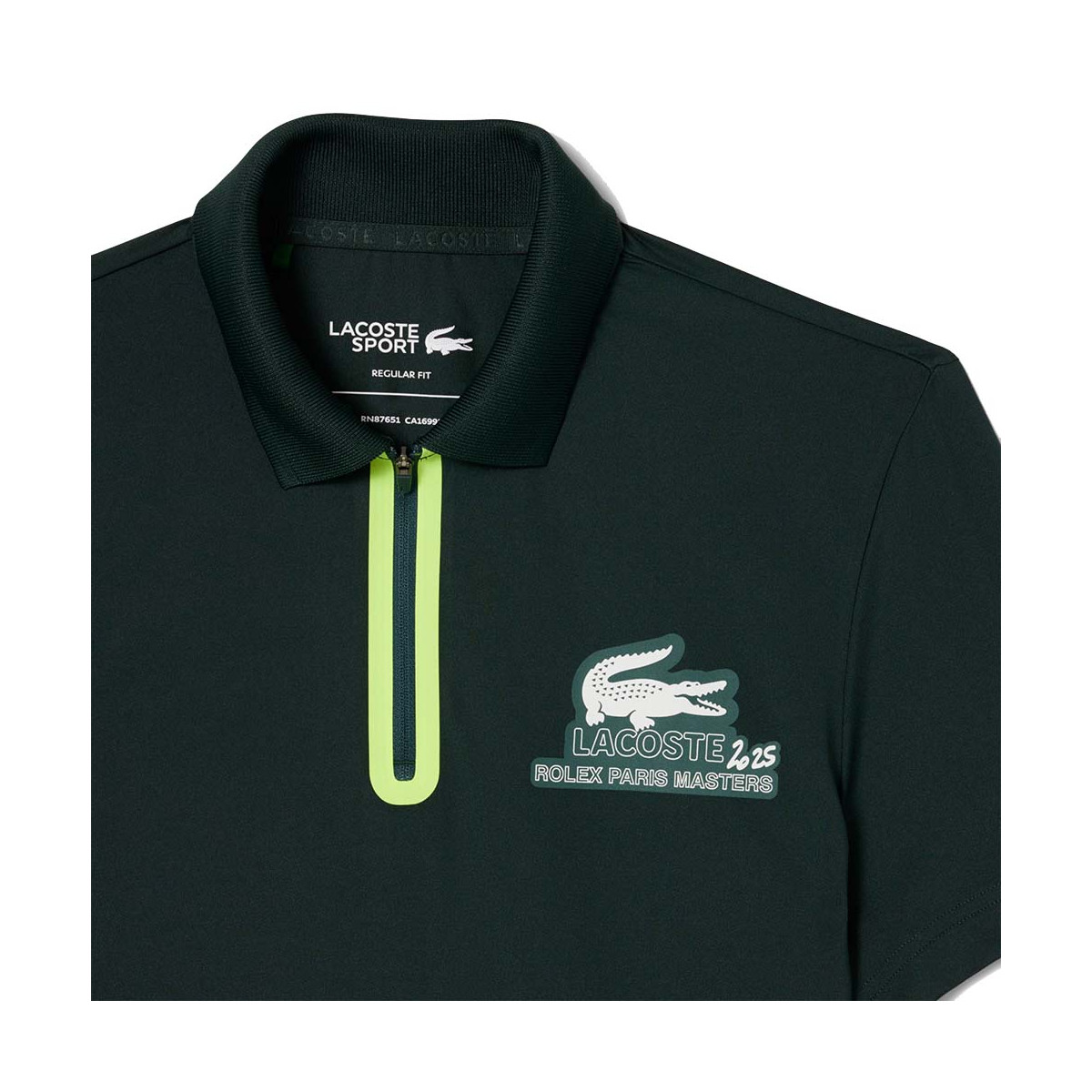 Lacoste Tennis Melbourne Daniil Medvedev groen polo