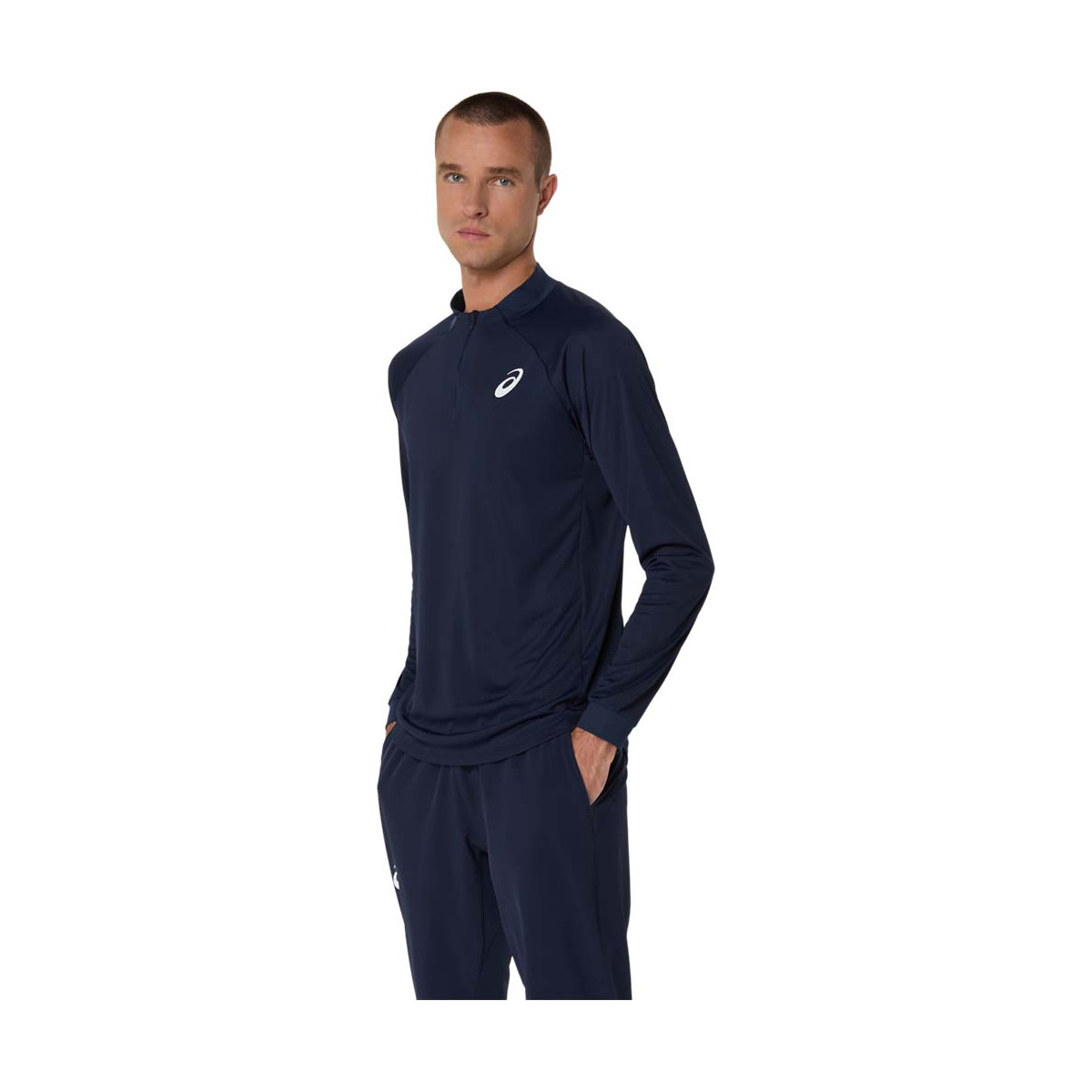 Asics Court LS T-shirt Lange Mouwen wit