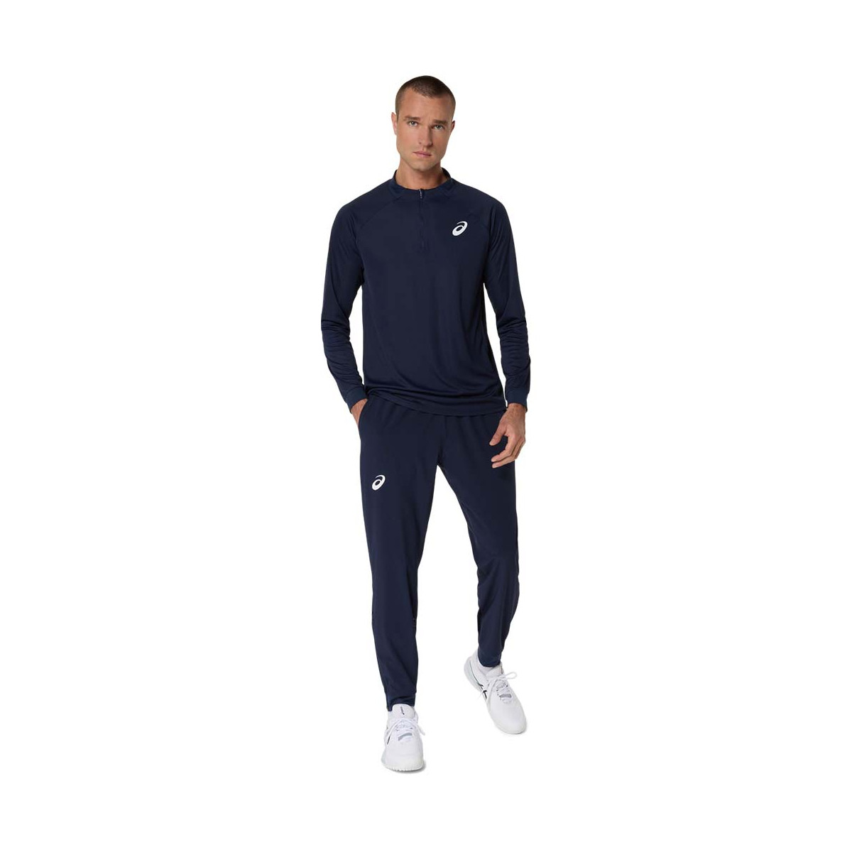 Asics Court LS T-shirt Lange Mouwen wit