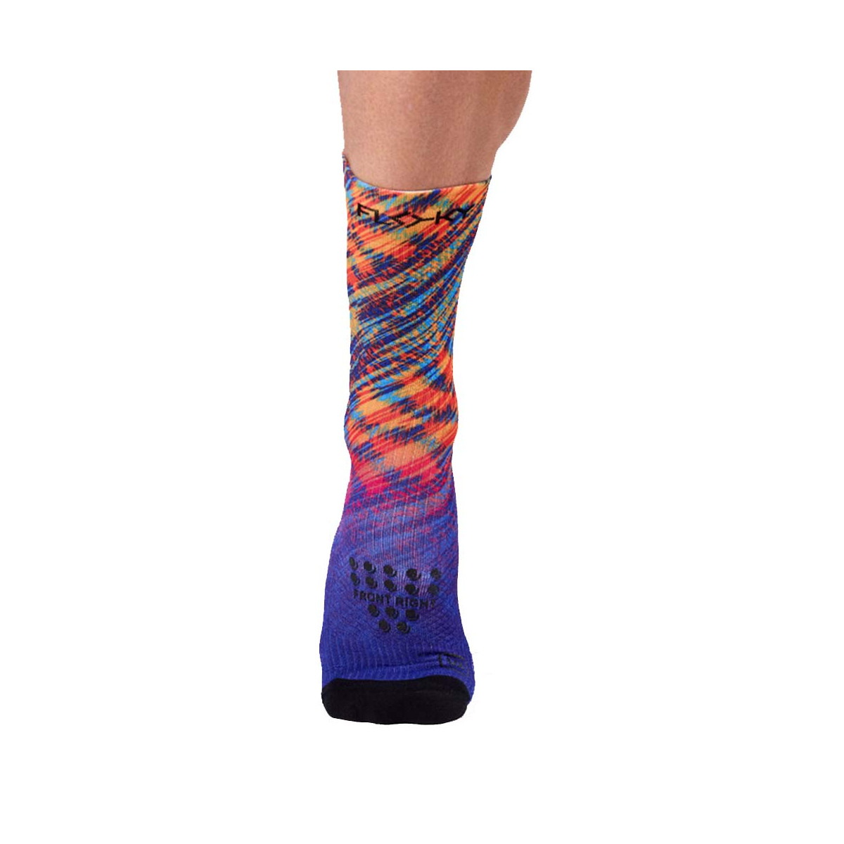 Compressiesokken Floky S-MASH 3D FANTASY Rio Blauw / Oranje