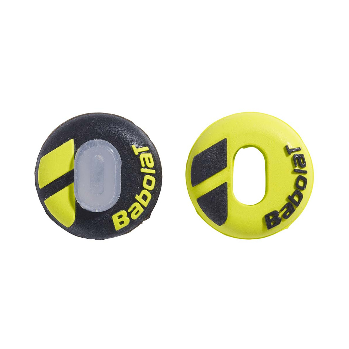 Babolat Custom Damp Zwart / Geel x 2 Demper