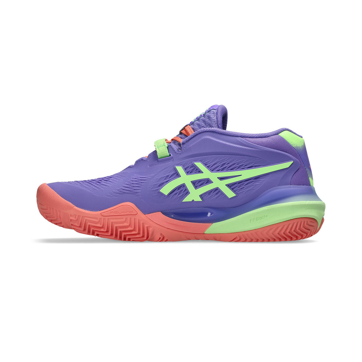 Asics Gel Resolution X Padel Dames Lichtblauw / Oranje Schoenen