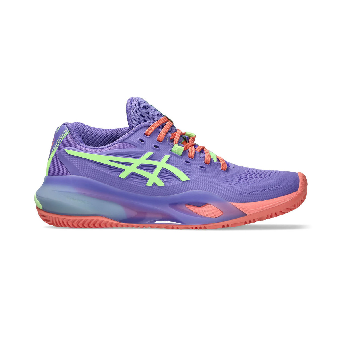Asics Gel Resolution X Padel Dames Lichtblauw / Oranje Schoenen