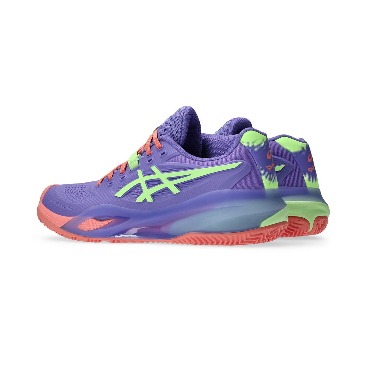 Asics Gel Resolution X Padel Dames Lichtblauw / Oranje Schoenen