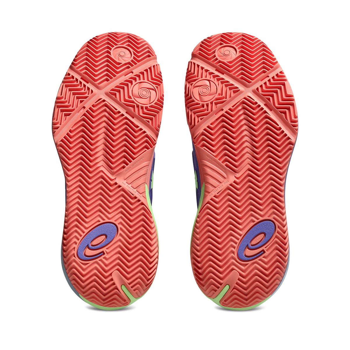 Asics Gel Resolution X Padel Dames Lichtblauw / Oranje Schoenen