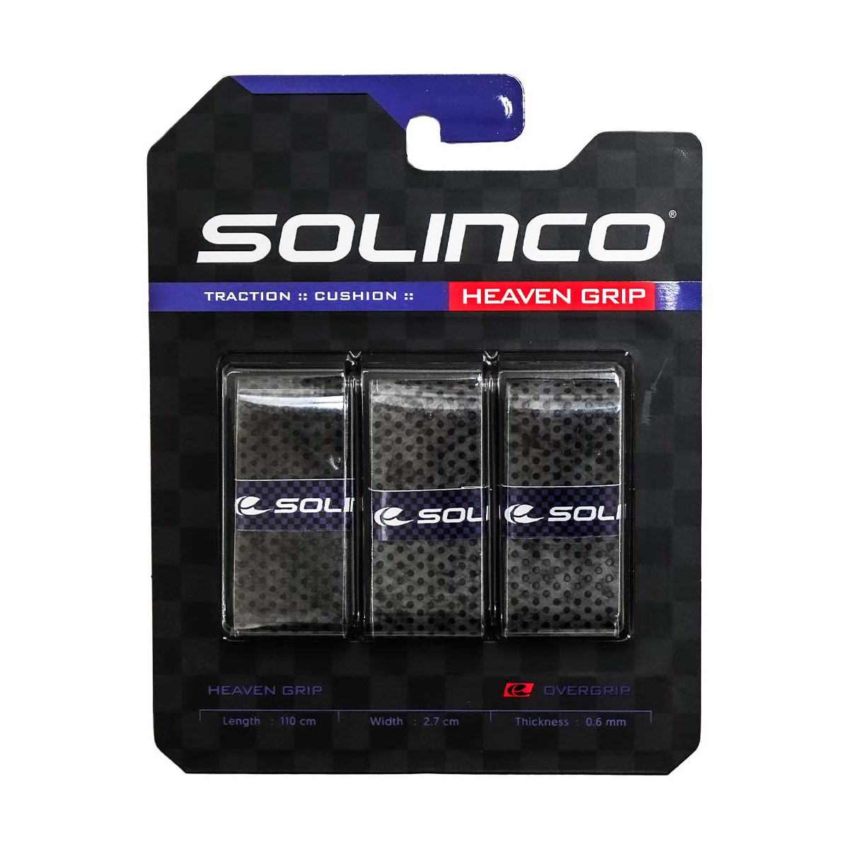 Solinco Heaven Grip Grijs x 3 overgrips