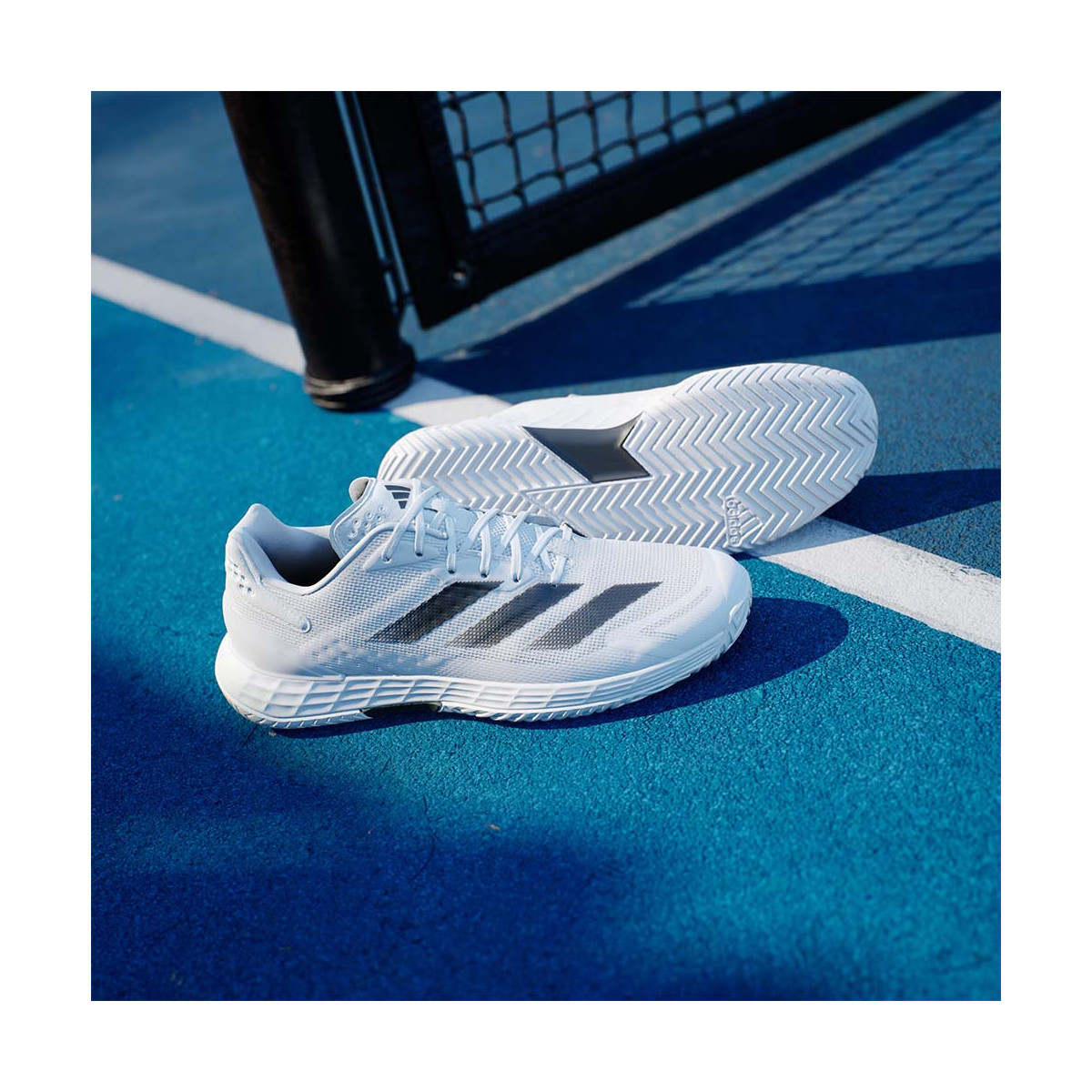 Adidas Defiant Speed 2 Gravel Schoenen Wit / Geel