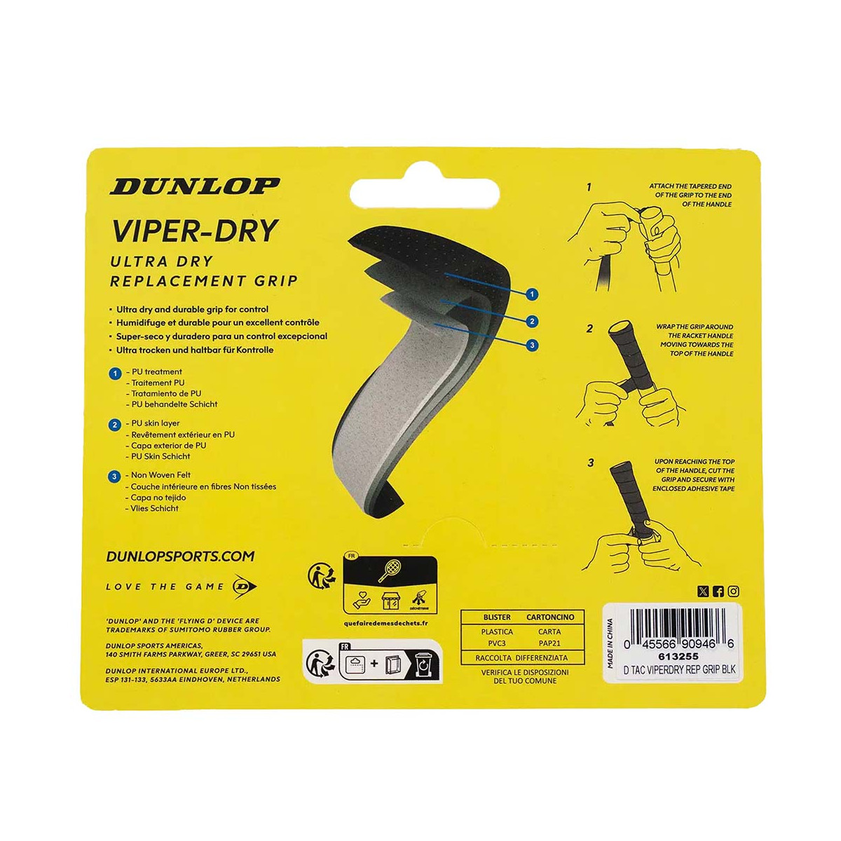 Dunlop Viper-Dry Zwart Grip