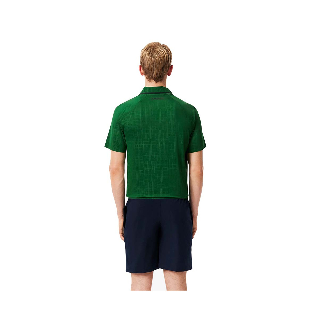 Korte Lacoste Tennis x Novak Djokovic Blauw