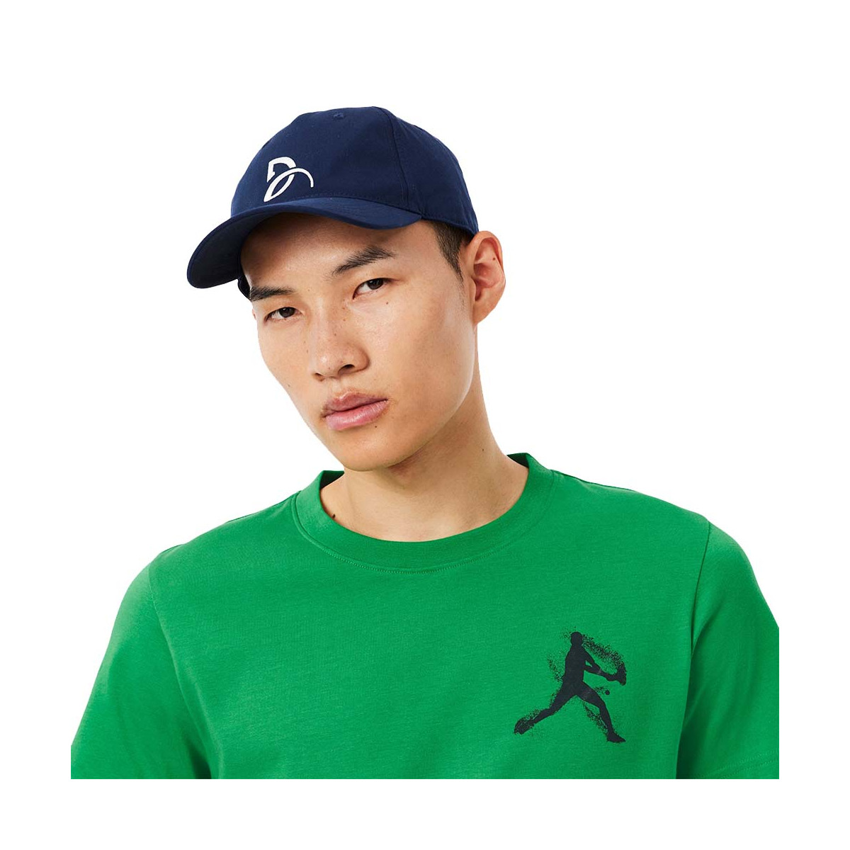 Pak T-Shirt + Lacoste Tennis Pet x Novak Djokovic Groen